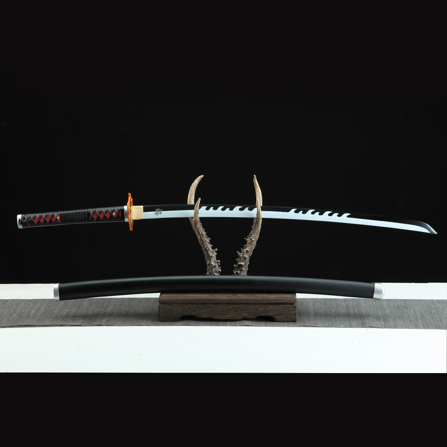 Tanjiro Kagura Katana Demon Slayer Sword Kimetsu No Yaiba Sword